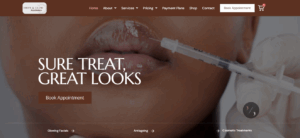 DripsandGlow Beauty Salon & Spa TX, US (WordPress Website)